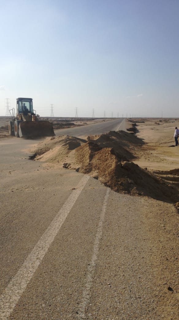  وزارة النقل تُعلن فتح كافة الطرق والمحاور