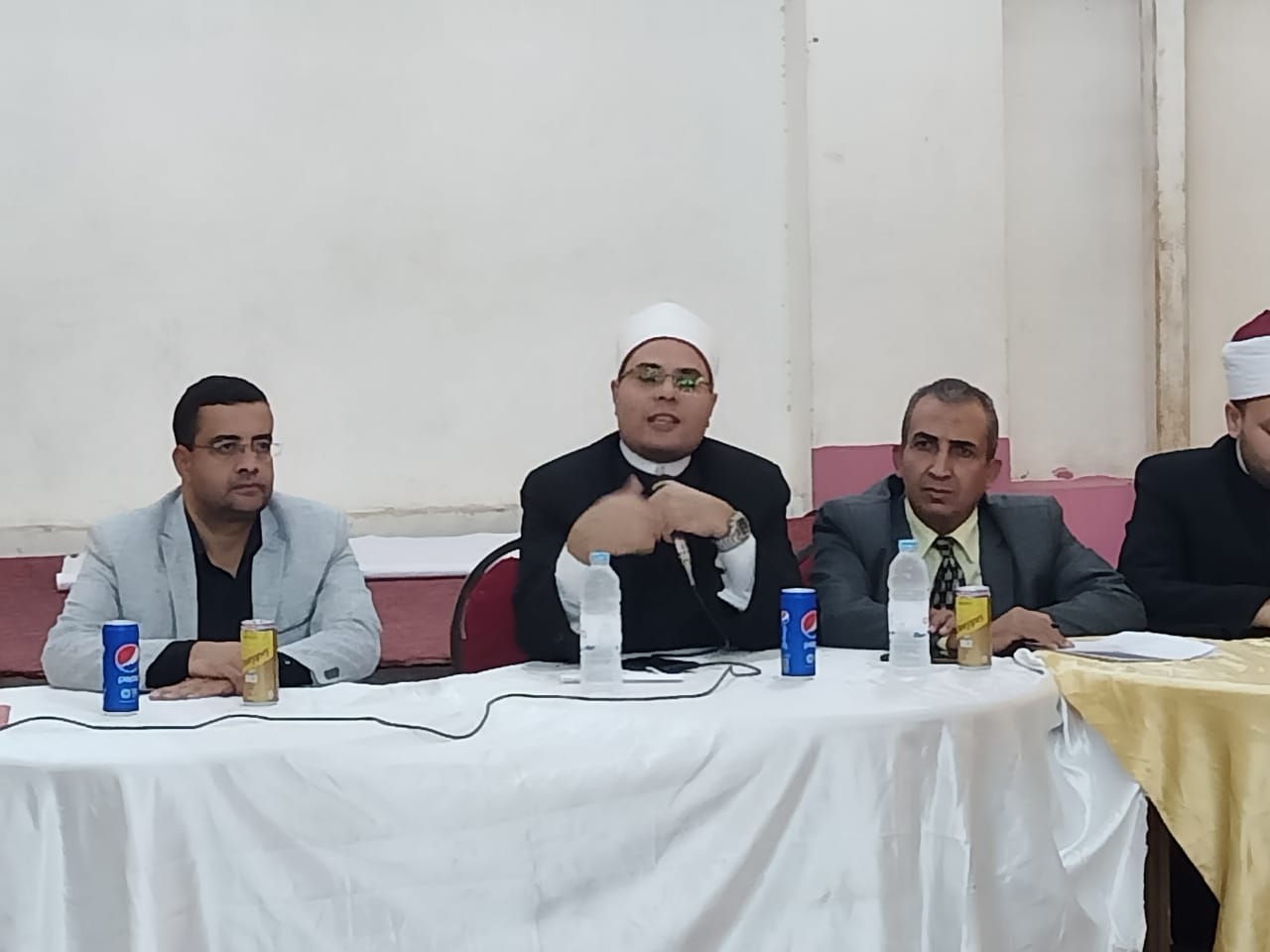 الصبروط يشهد ندوة بناء الوعى للشباب بمركز شباب مدينة قها