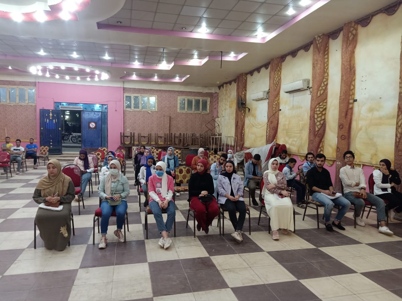الصبروط يشهد ندوة بناء الوعى للشباب بمركز شباب مدينة قها