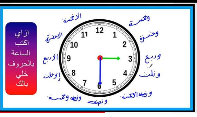 مراجعة درس قراءة الساعة فى رياضيات ثالثة ابتدائى.. بطريقة سهلة