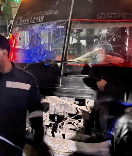 مصرع وإصابة ١١ في تصادم أتوبيس عزبة النخل 