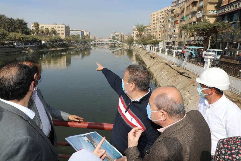 محافظ المنوفية يتفقد أعمال التطوير بشبين الكوم.صور