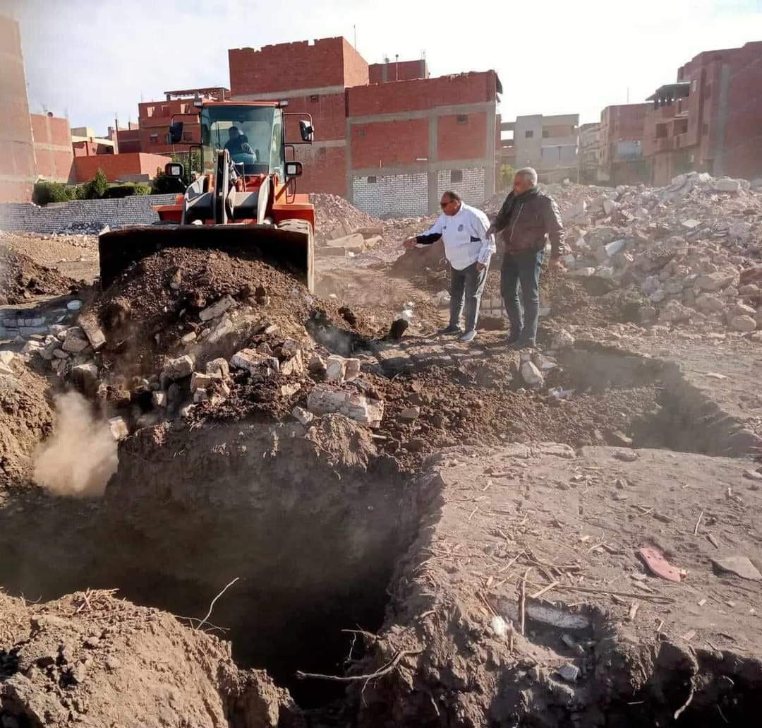 إزالة 136 حالة تعد على الأرض الزراعية وأملاك الدولة بمراكز المنيا