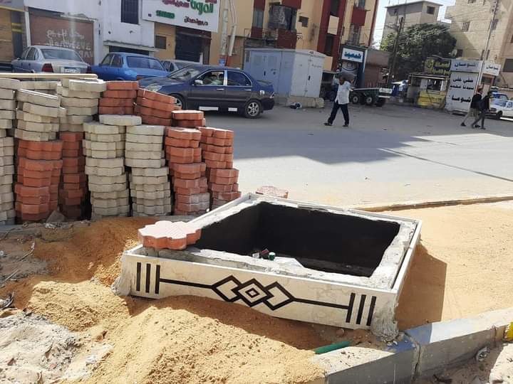 استمرار أعمال رفع كفاءة وتطوير شارع الجرجاوية الرئيسي بحي غرب سوهاج