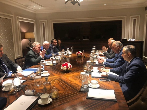 سامح شكرى ووزير خارجية الدنمارك