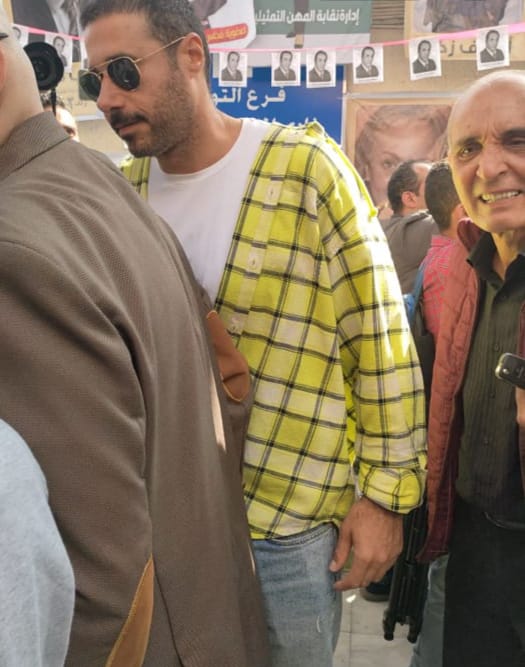 السعدنى ولطفى وسلامةيدلون بأصواتهم فى اختيارالنقيب وأعضاء النقابة