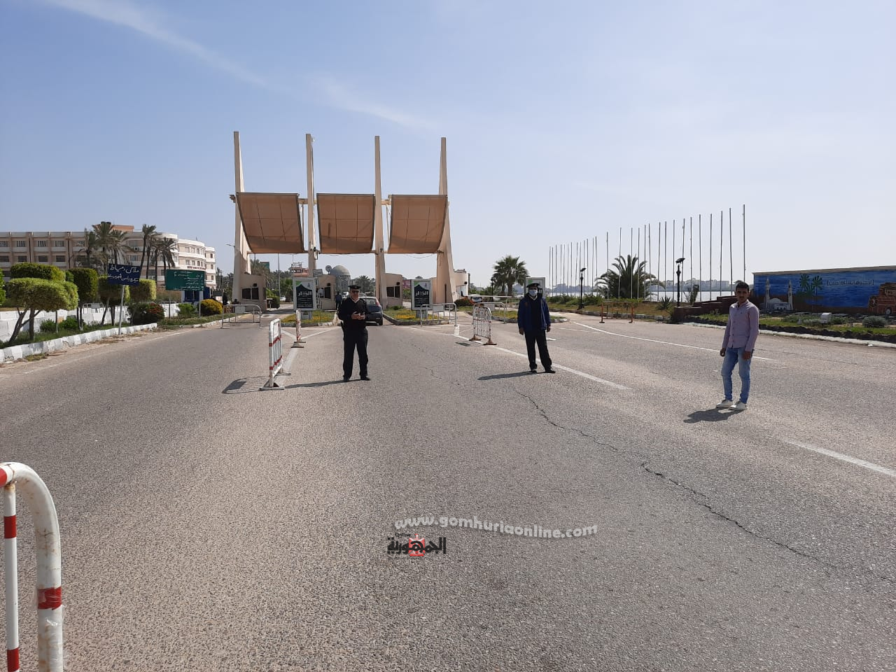 تكثيف الحملات الأمنية  على بوابات وشواطئ  رأس البر لمنع الدخول 