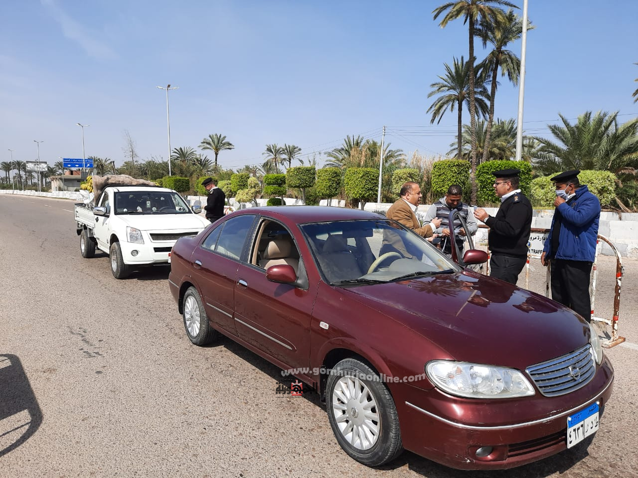 تكثيف الحملات الأمنية  على بوابات وشواطئ  رأس البر لمنع الدخول 
