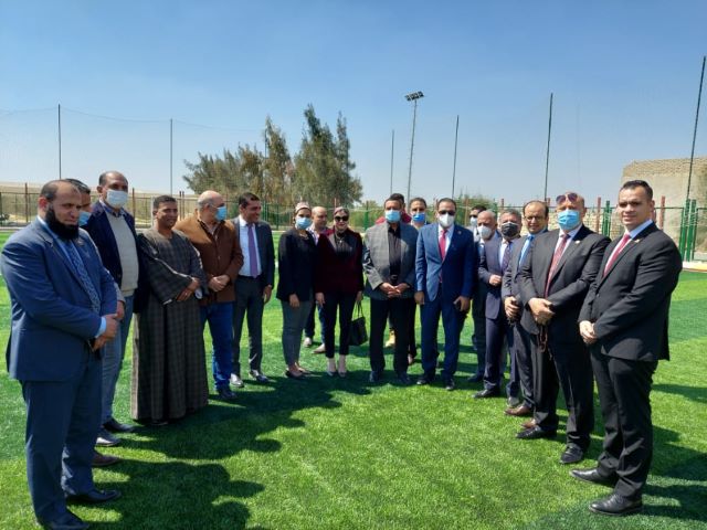 لجنة الشباب والرياضة بمجلس النواب تتفقد مركز شباب الخرطوم ضمن مبادرة حياة كريمة.. بالصور