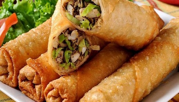 سبرنج رولز بالخضروات