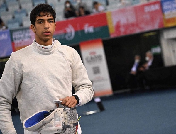 لاعب السلاح أحمد هشام السداوي