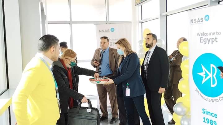 مطار برج العرب يستقبل أولى رحلات شركة 