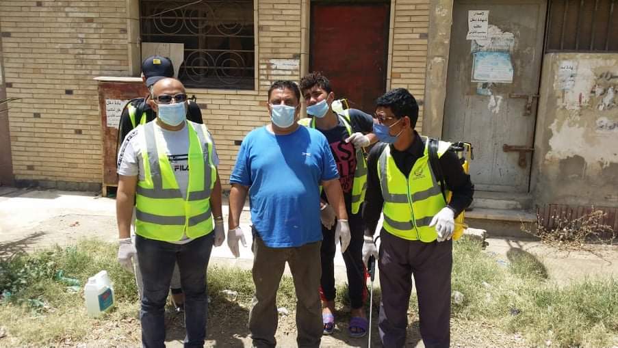 تنفيذ حملة لتطهير المنازل والمنشآت في العاشر من رمضان لمواجهة كورونا 
