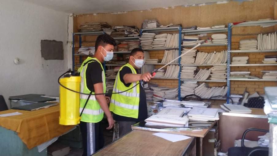 تنفيذ حملة لتطهير المنازل والمنشآت في العاشر من رمضان لمواجهة كورونا 