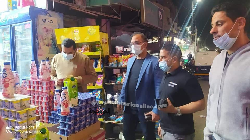 اعدام ١١٥ كيلو اغذيه فاسده وتحرير ١٤محضر فى حمله للصحه بالاسماعيليه