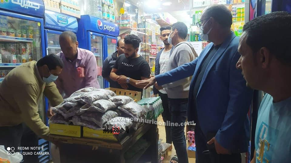 اعدام ١١٥ كيلو اغذيه فاسده وتحرير ١٤محضر فى حمله للصحه بالاسماعيليه