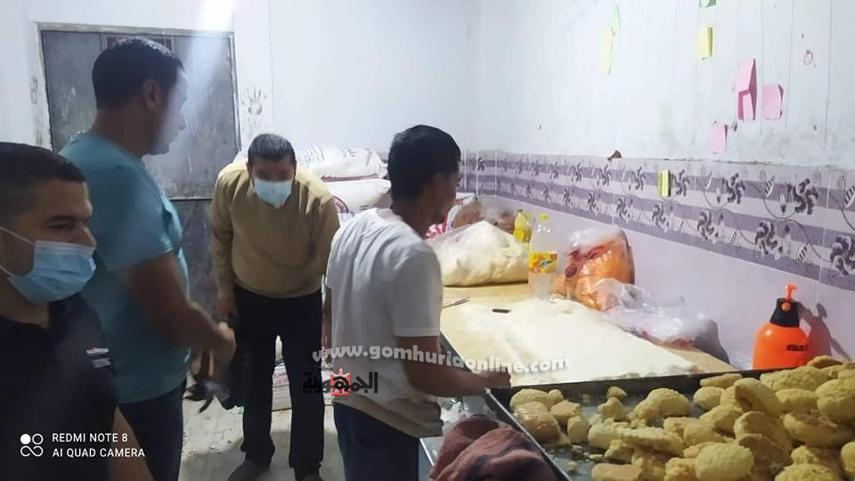 اعدام ١١٥ كيلو اغذيه فاسده وتحرير ١٤محضر فى حمله للصحه بالاسماعيليه