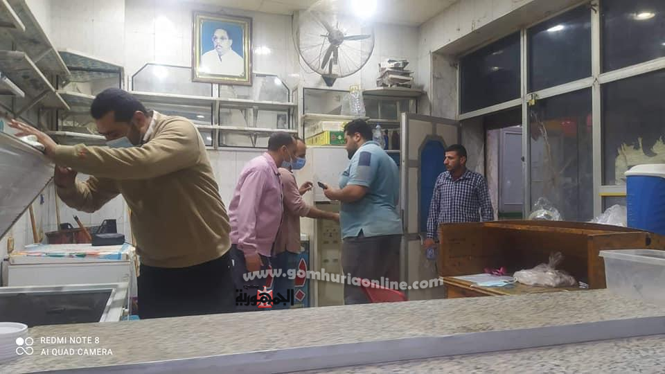اعدام ١١٥ كيلو اغذيه فاسده وتحرير ١٤محضر فى حمله للصحه بالاسماعيليه