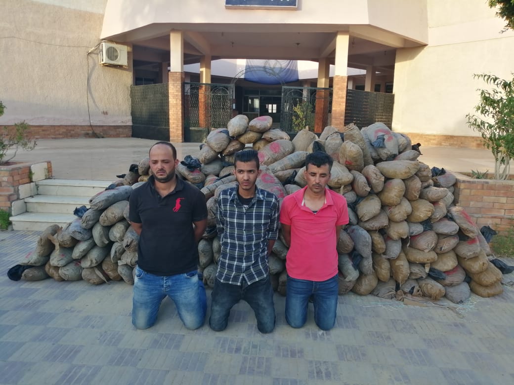 ضبط طن بانجو و 300 طربة حشيش و3 كيلو هيروين وافيون..صور