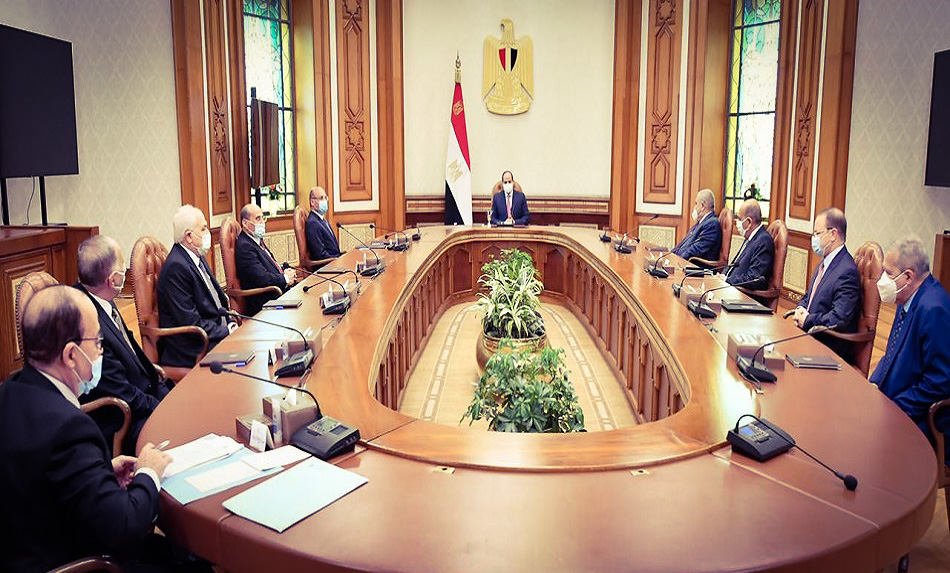 إجتماع الرئيس بالمجلس الأعلى للقضاء