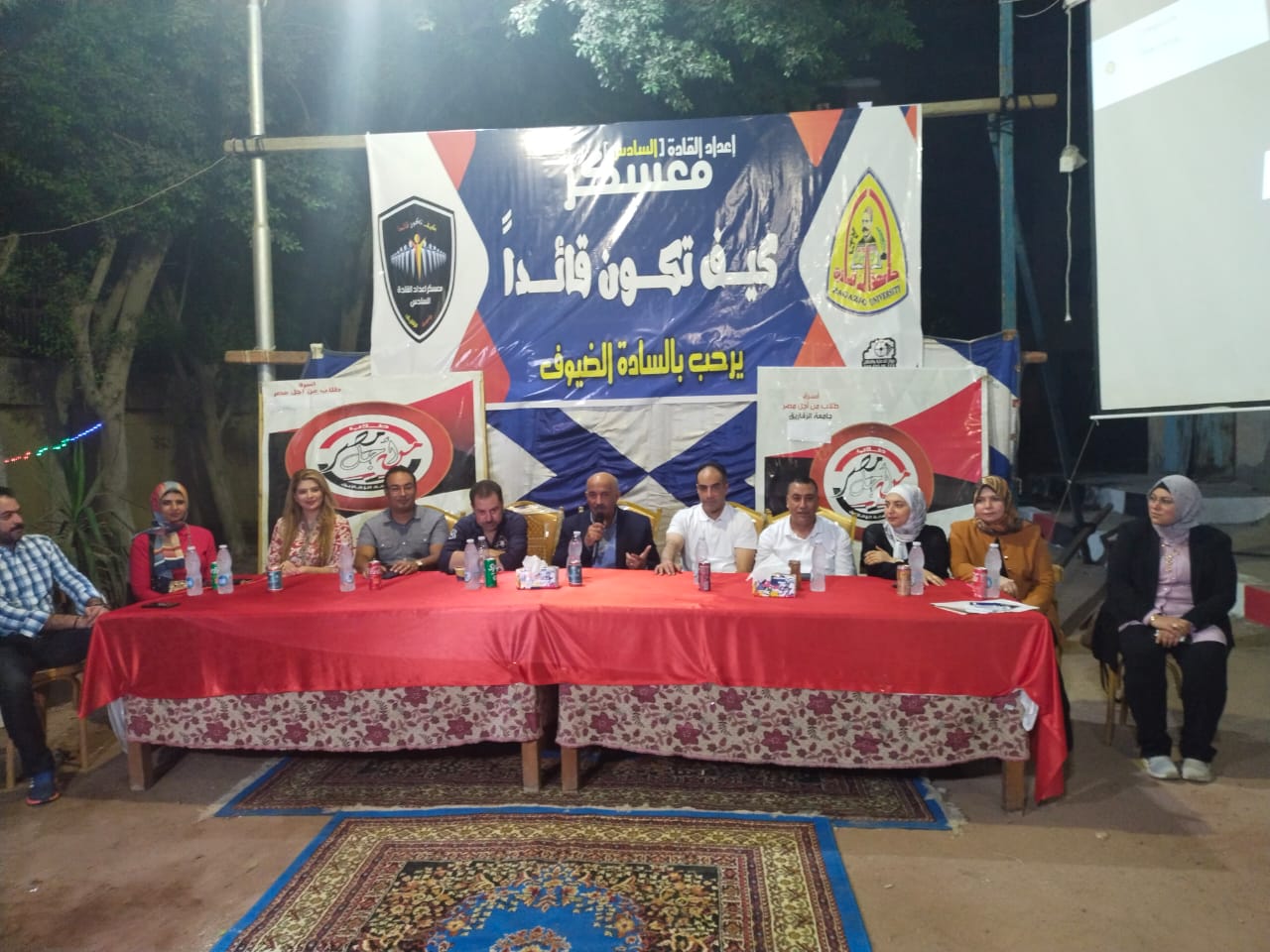 شعلان يشهد فعاليات الحفل الختامى وتوزيع الجوائز للفوج الأول بمعسكر إعداد القادة السادس
