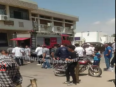 في حريق مستشفى السادات .. وزير الصحة : اخلاء المرضي بالكامل .. محافظ المنوفية : لا خسائر في الأرواح
