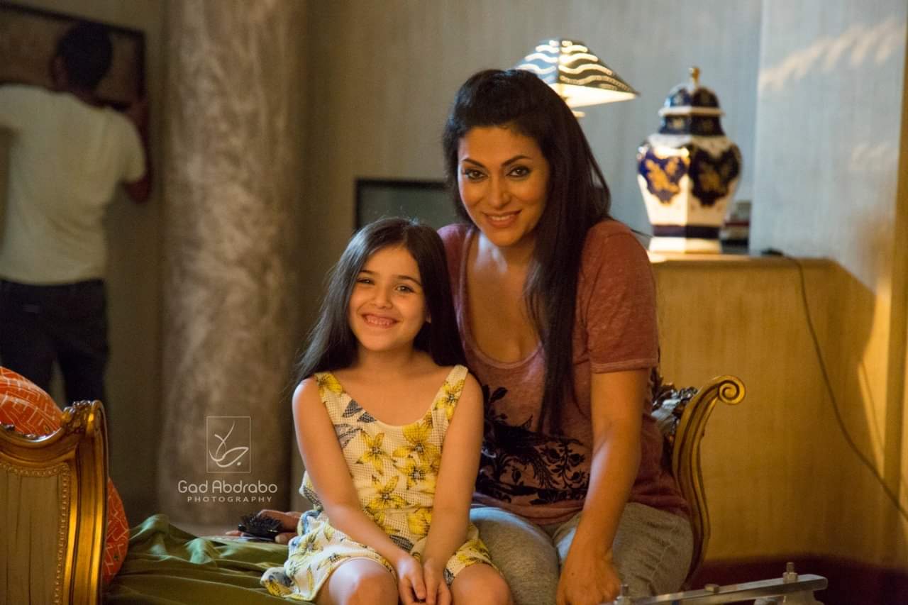 مايا نصري تصل القاهرة من أجل 