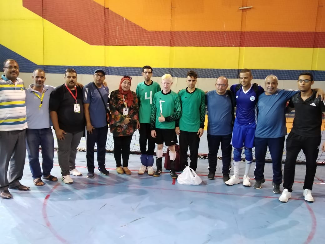 كرة الجرس بقناة السويس في نهائى أسبوع الجامعات لمتحدى الإعاقة