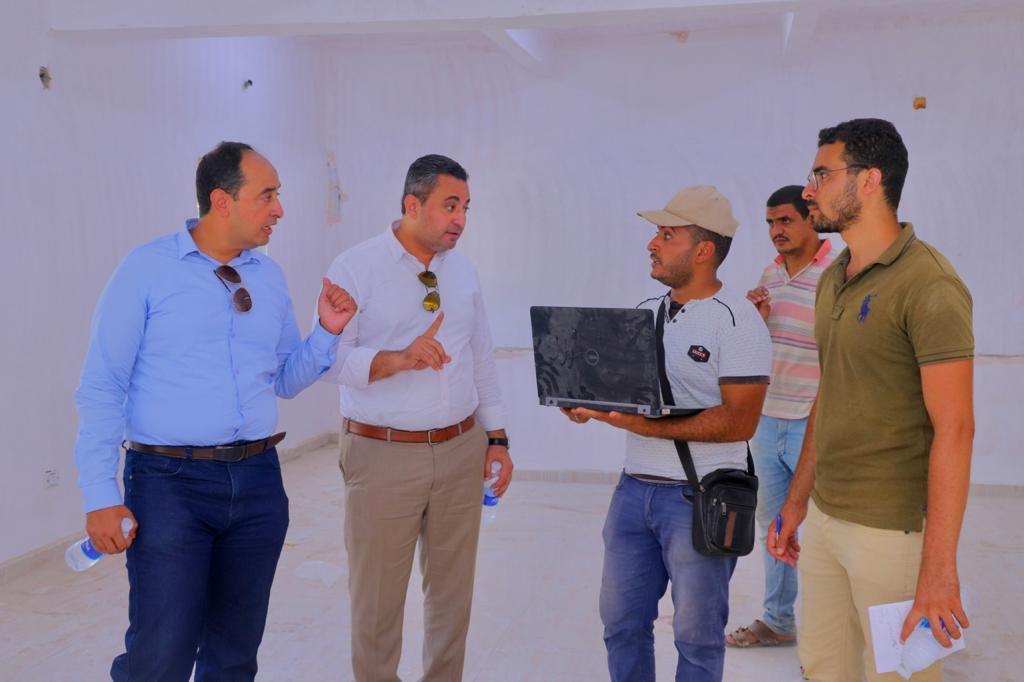 عمرو عثمان يتفقد أعمال انشاء أول مركز لعلاج وتأهيل مرضى الإدمان بقنا  