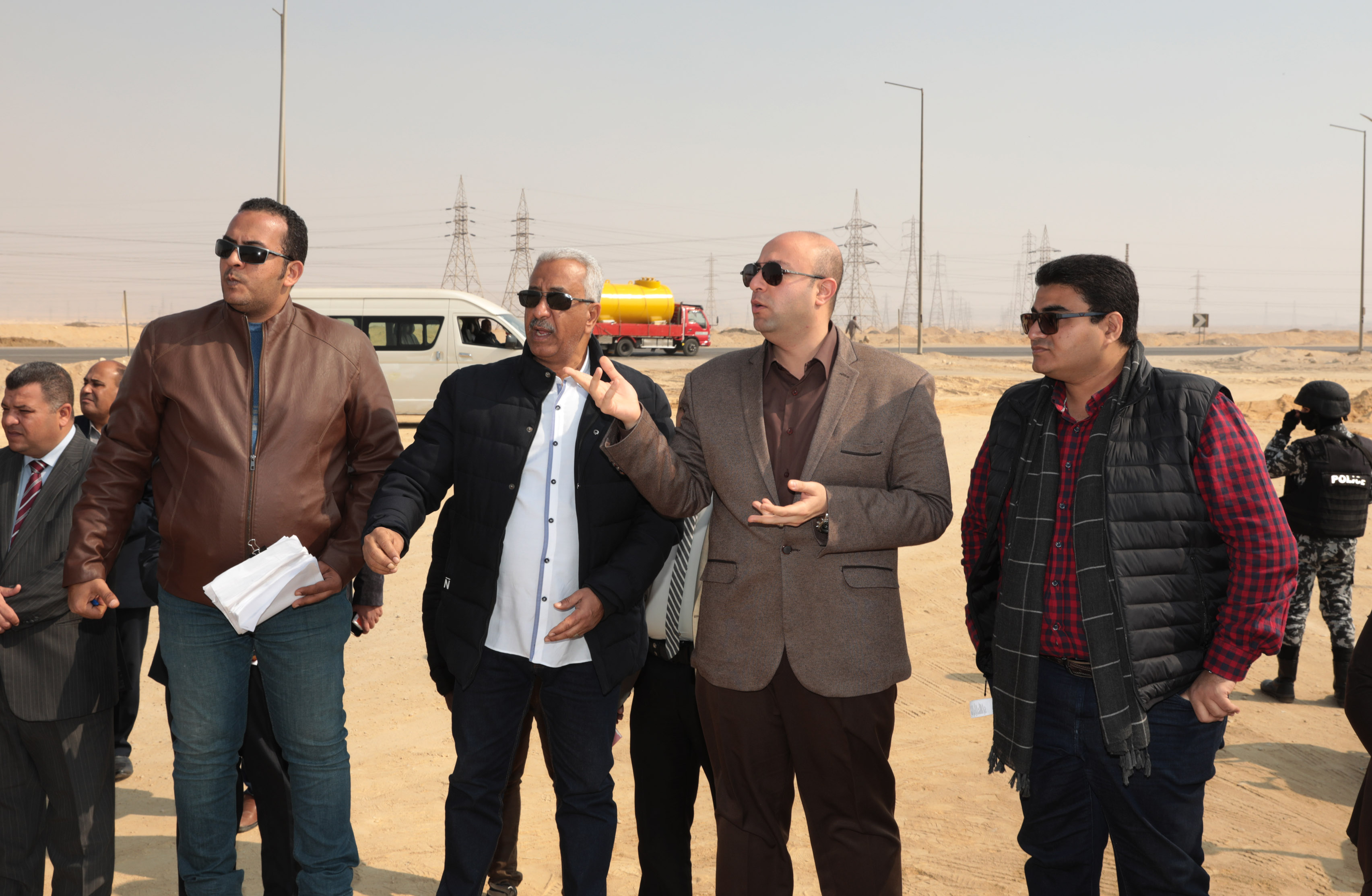 محافظ بني سويف يتفقد  استعدادات  التدريب العملي المشترك صقر