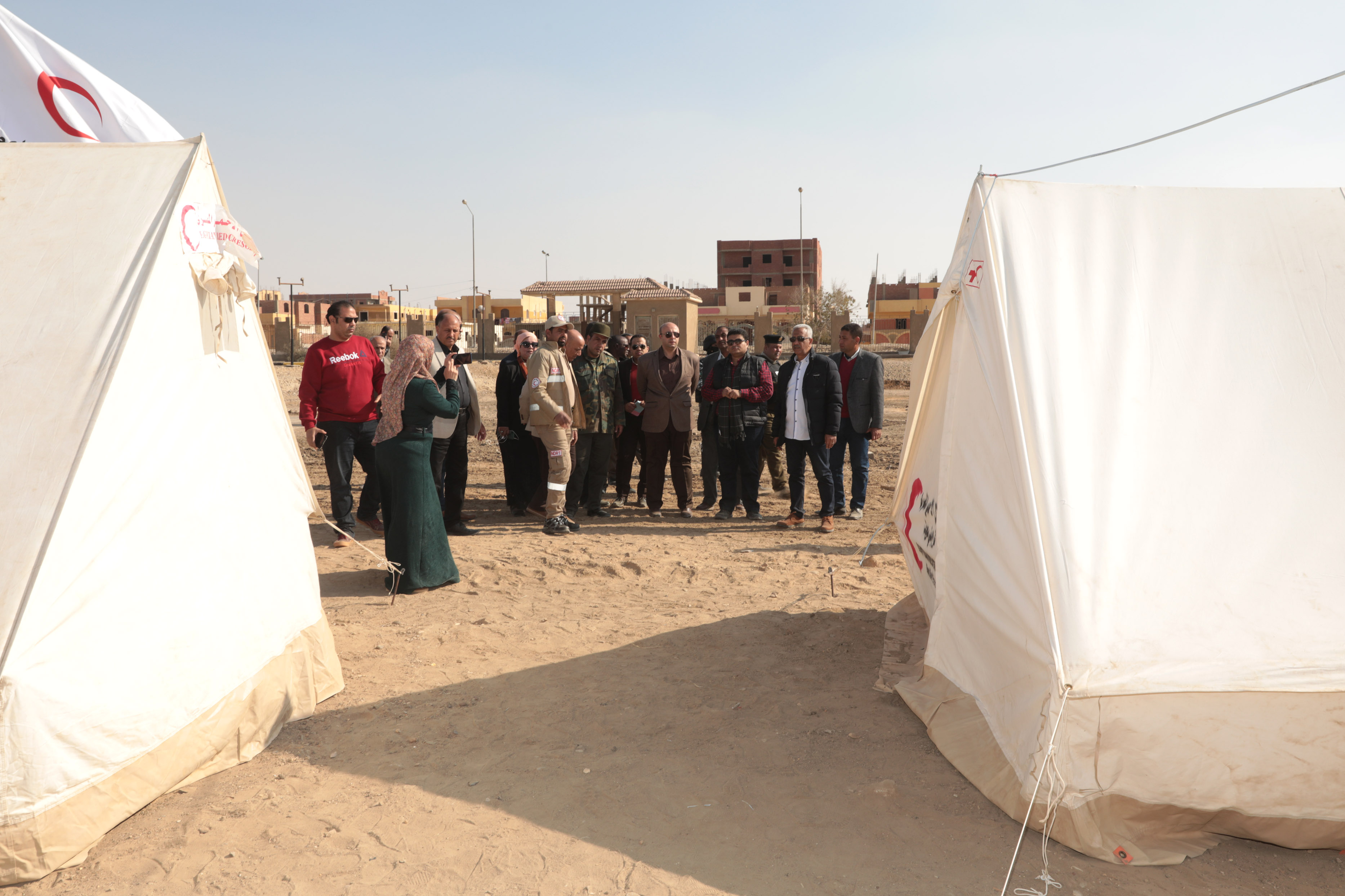 محافظ بني سويف يتفقد  استعدادات  التدريب العملي المشترك صقر