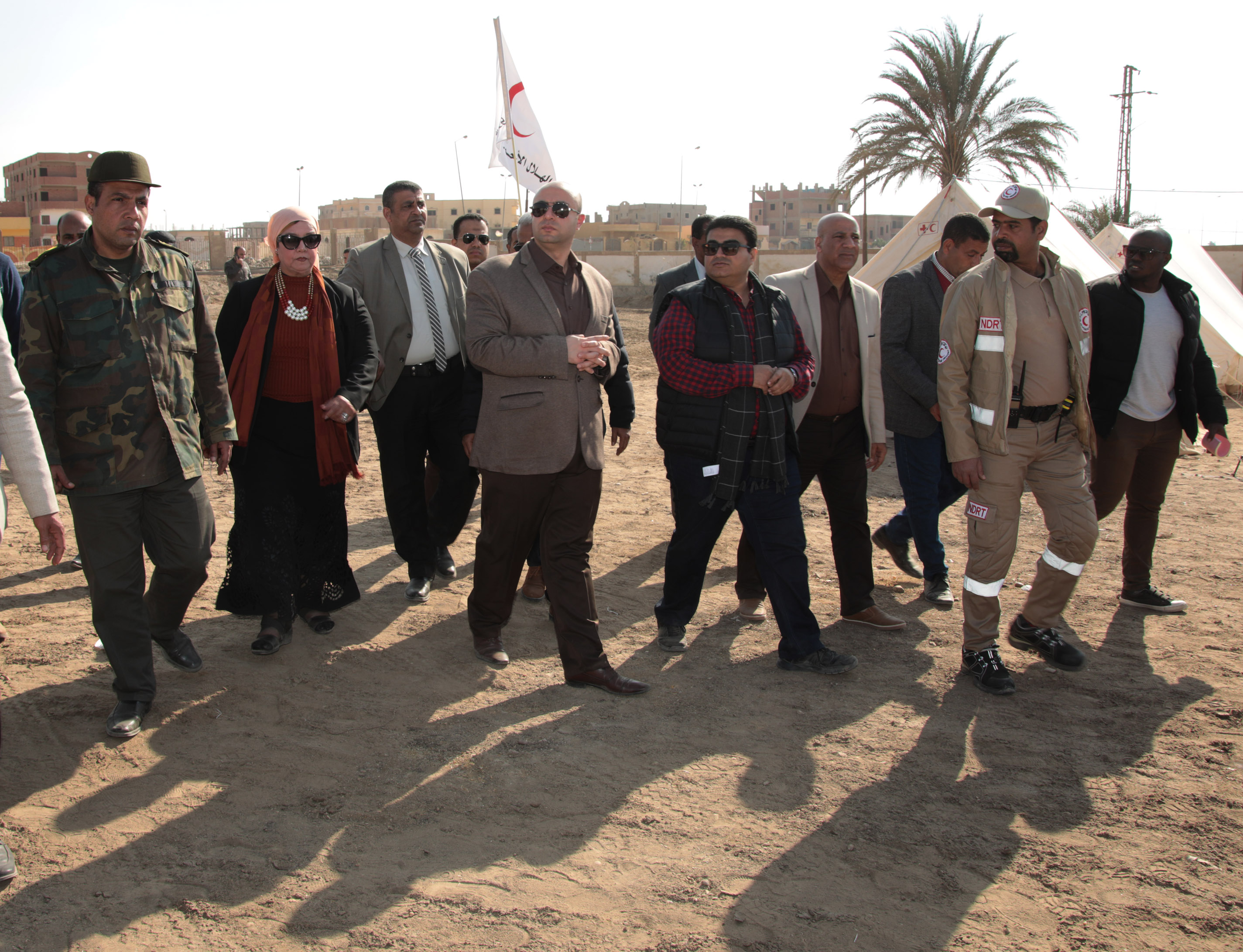 محافظ بني سويف يتفقد  استعدادات  التدريب العملي المشترك صقر