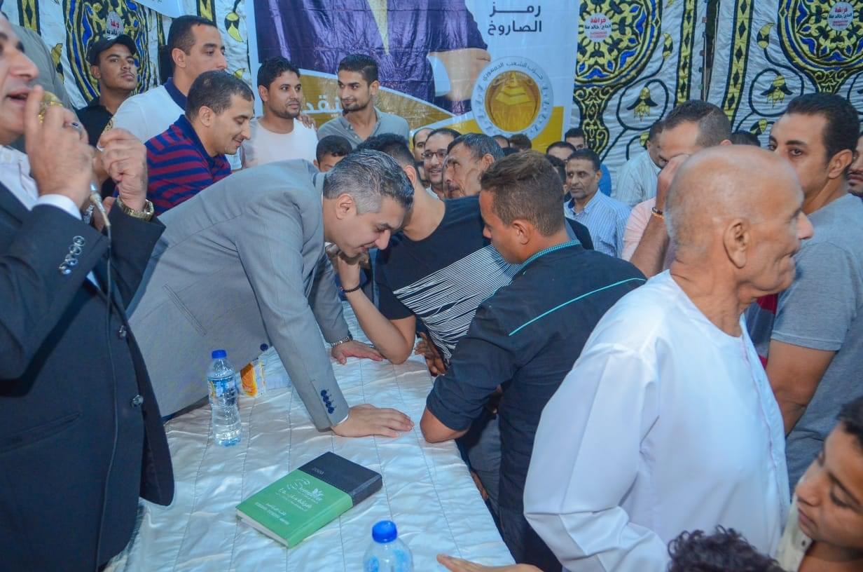 مؤتمر حاشد للمرشح شريف انور بشبرا النملة قبل 48 ساعة من الصمت الانتخابى