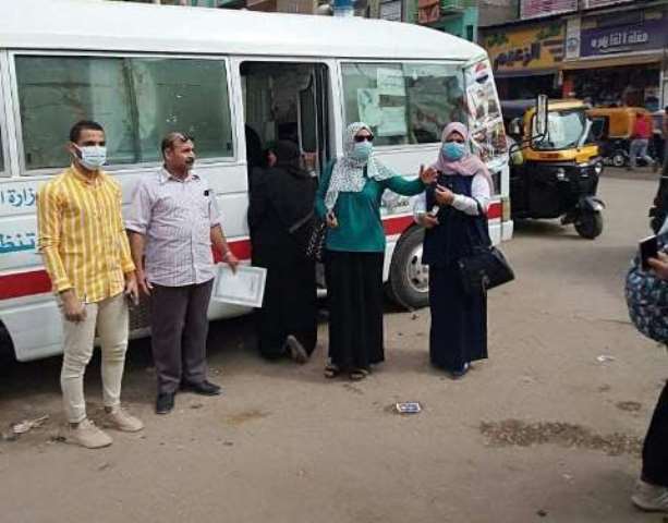 إنتشار الفرق الطبية فى الشرقية لإعطاء المواطنين لقاح فيروس كورونا