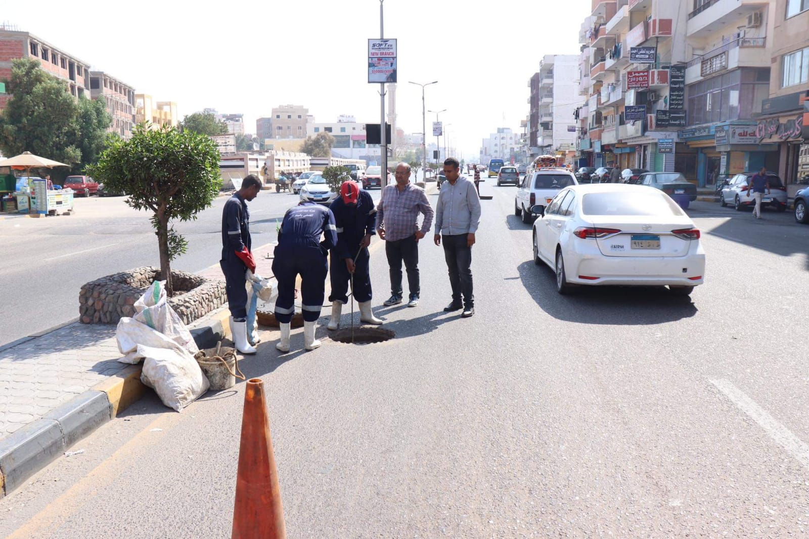 مياه البحر الأحمر تعلن حالة الطوارئ لمواجهة سوء الاحوال الجوية 