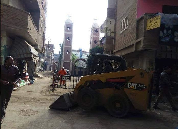 استعدادات مكثفة بمحيط الكنائس بالشرقية احتفالا برأس السنة وعيد الميلاد