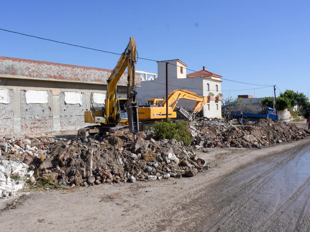 الشريف  يقود حملة لإزالة التعديات على بحيرة مريوط بالعامرية ووسط وغرب  