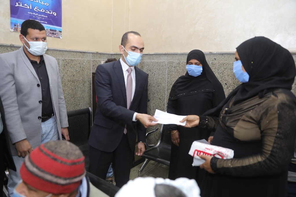 نائب المحافظ يتابع العمل بمبادرة 