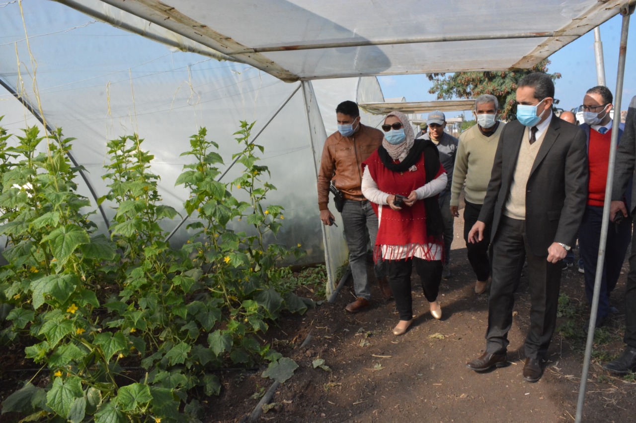 محافظ الغربية في جولة لمتابعة مشروعات الرصف ببسيون وكفر الزيات-صور