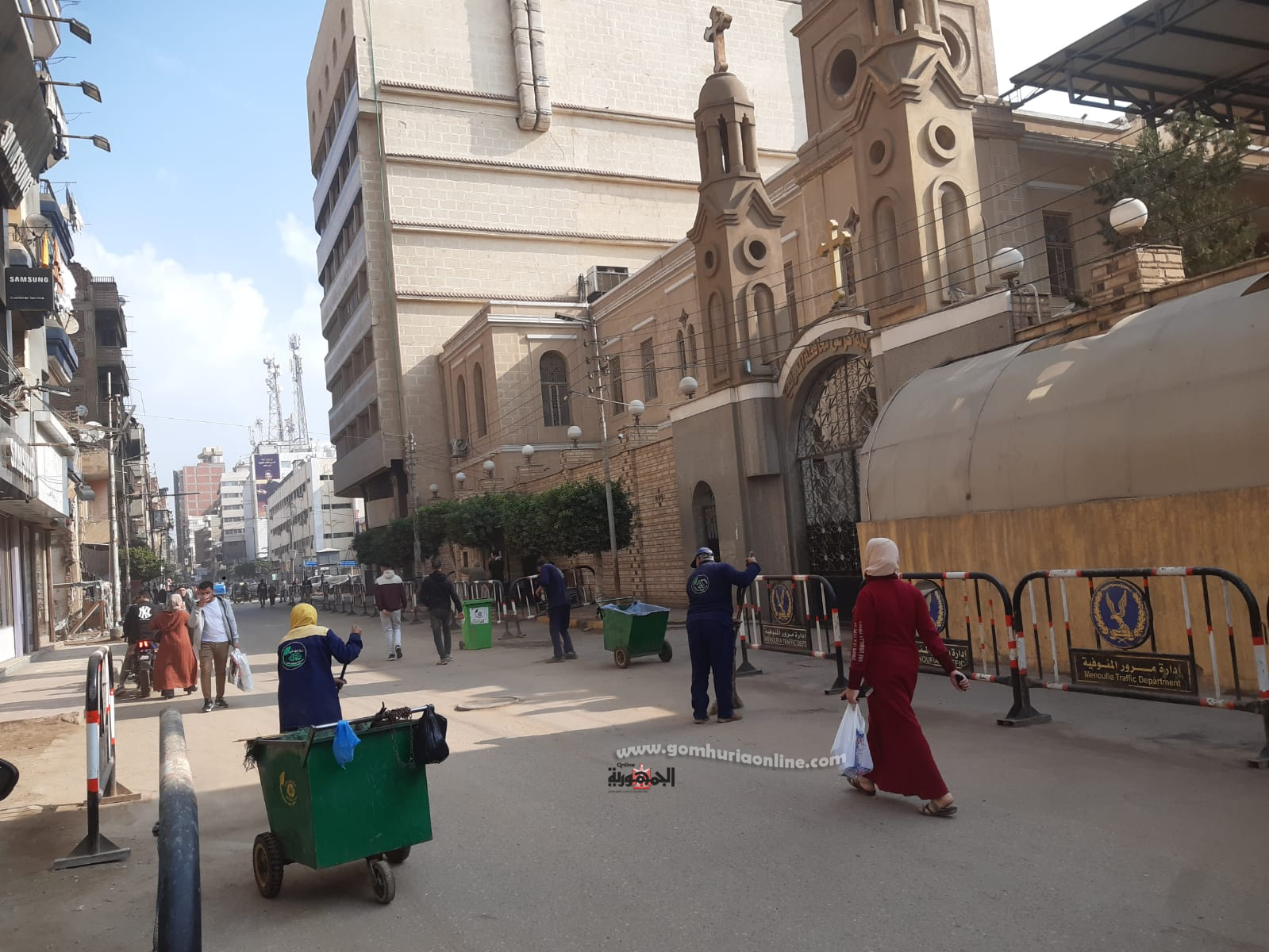 المنوفية تتجمل إستعداداً لاحتفالات رأس السنة وعيد الميلاد المجيد