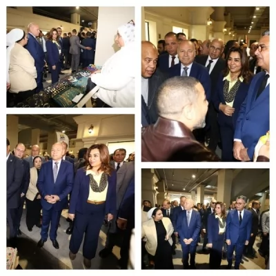 وزيرا التموين والتنمية المحلية ومحافظ القاهرة يفتتحون سوق ومعرض مستلزمات الأسرة 