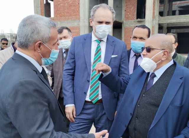 سفير بيلاروسيا يزور مشروع البورصة السلعية الزراعية فى البحيرة.. بالصور