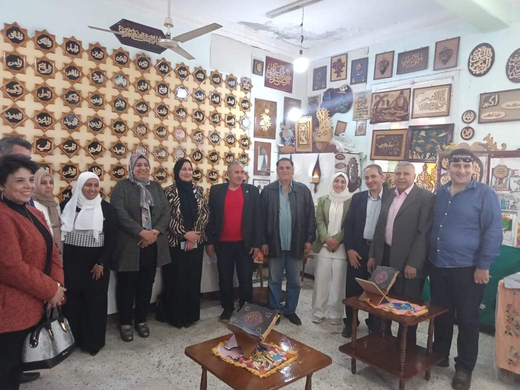افتتاح معرض مدرسة الزقازيق الثانوية للبنات 