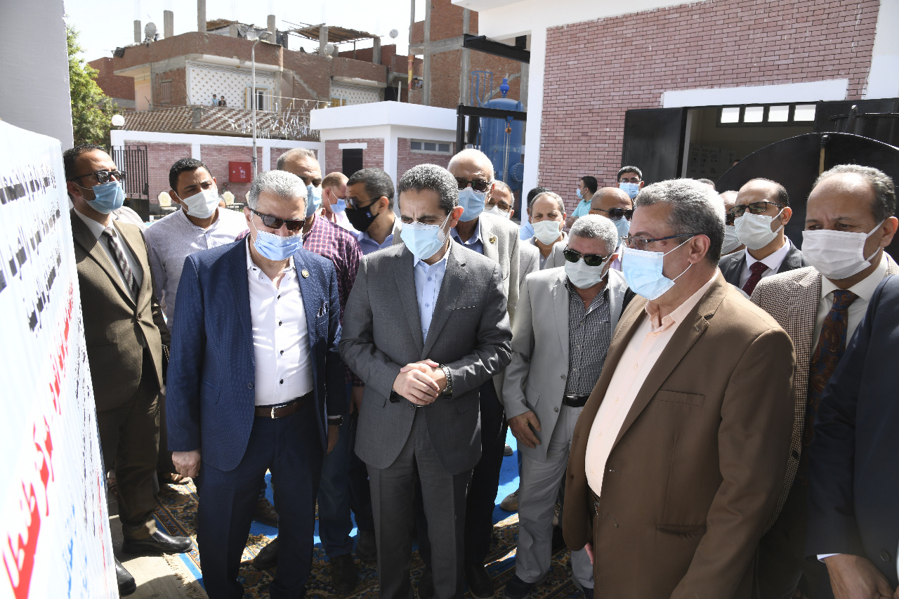 أفتتاح ثلاث مدارس ومحطة صرف صحي بطنطا بتكلفة ١٢٠ مليون جنيه -صور