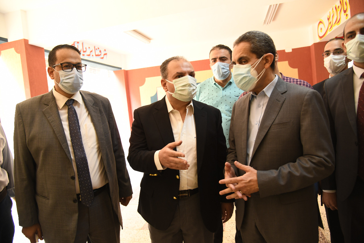 أفتتاح ثلاث مدارس ومحطة صرف صحي بطنطا بتكلفة ١٢٠ مليون جنيه -صور