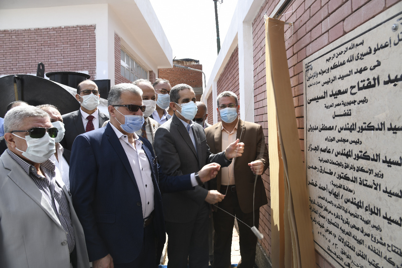 أفتتاح ثلاث مدارس ومحطة صرف صحي بطنطا بتكلفة ١٢٠ مليون جنيه -صور