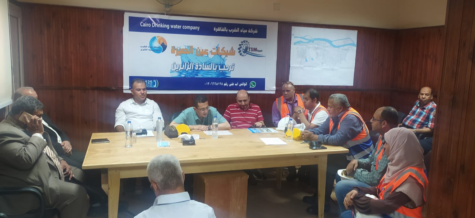 مياه عين الصيرة تحصل على شهادة الادارة الفنية  TSM