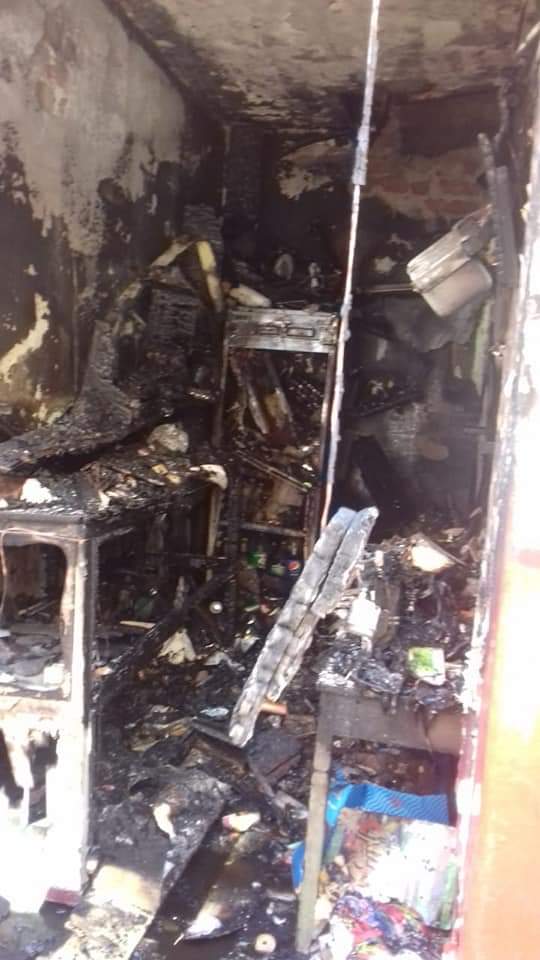 السيطرة علي حريق بمحل عطارة وسط مدينة أسيوط 