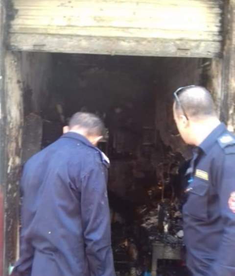 السيطرة علي حريق بمحل عطارة وسط مدينة أسيوط 