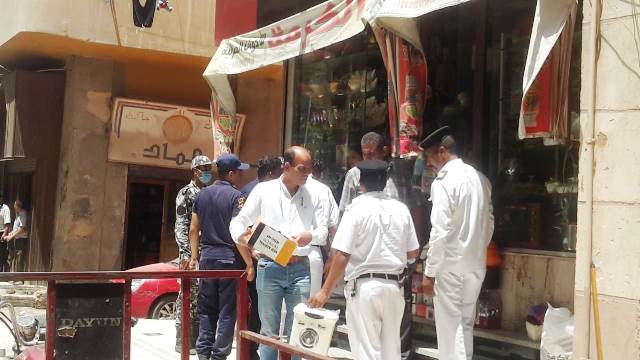 ازالة ٢٨٨ حالة اشغال وتحرير ١٣ محضر بيئة فى حملة فى بنى سويف.. بالصور